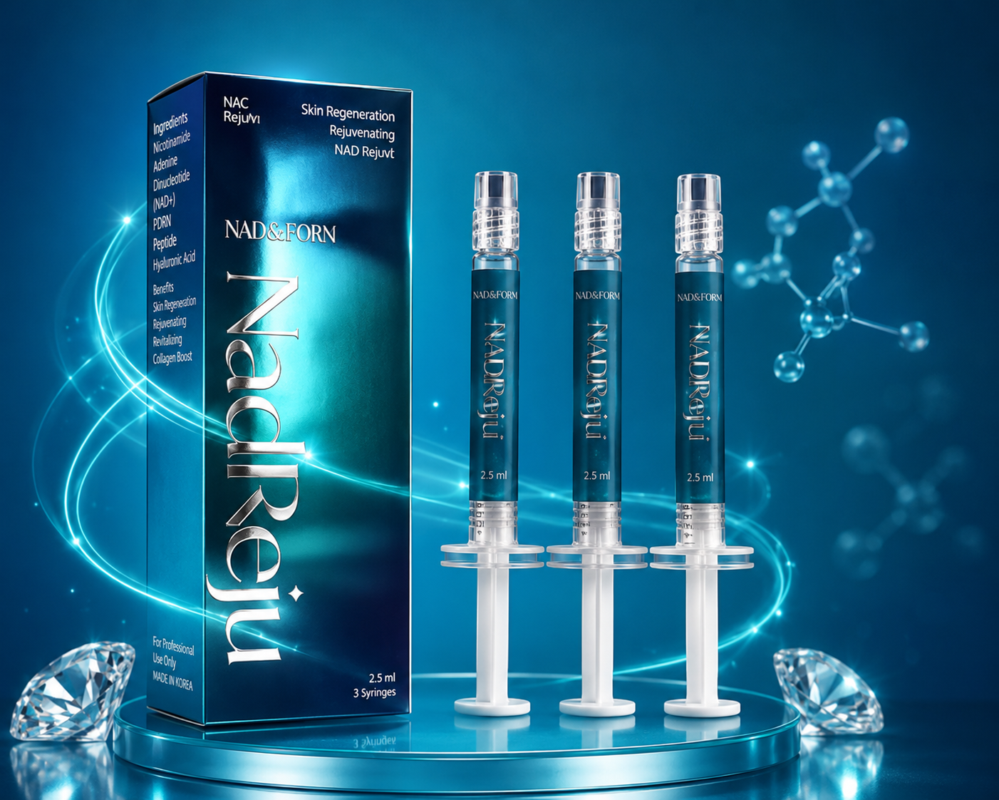 NADReju -NAD+PDRN Skin Rejuvenation Solution (3x2.5ml)