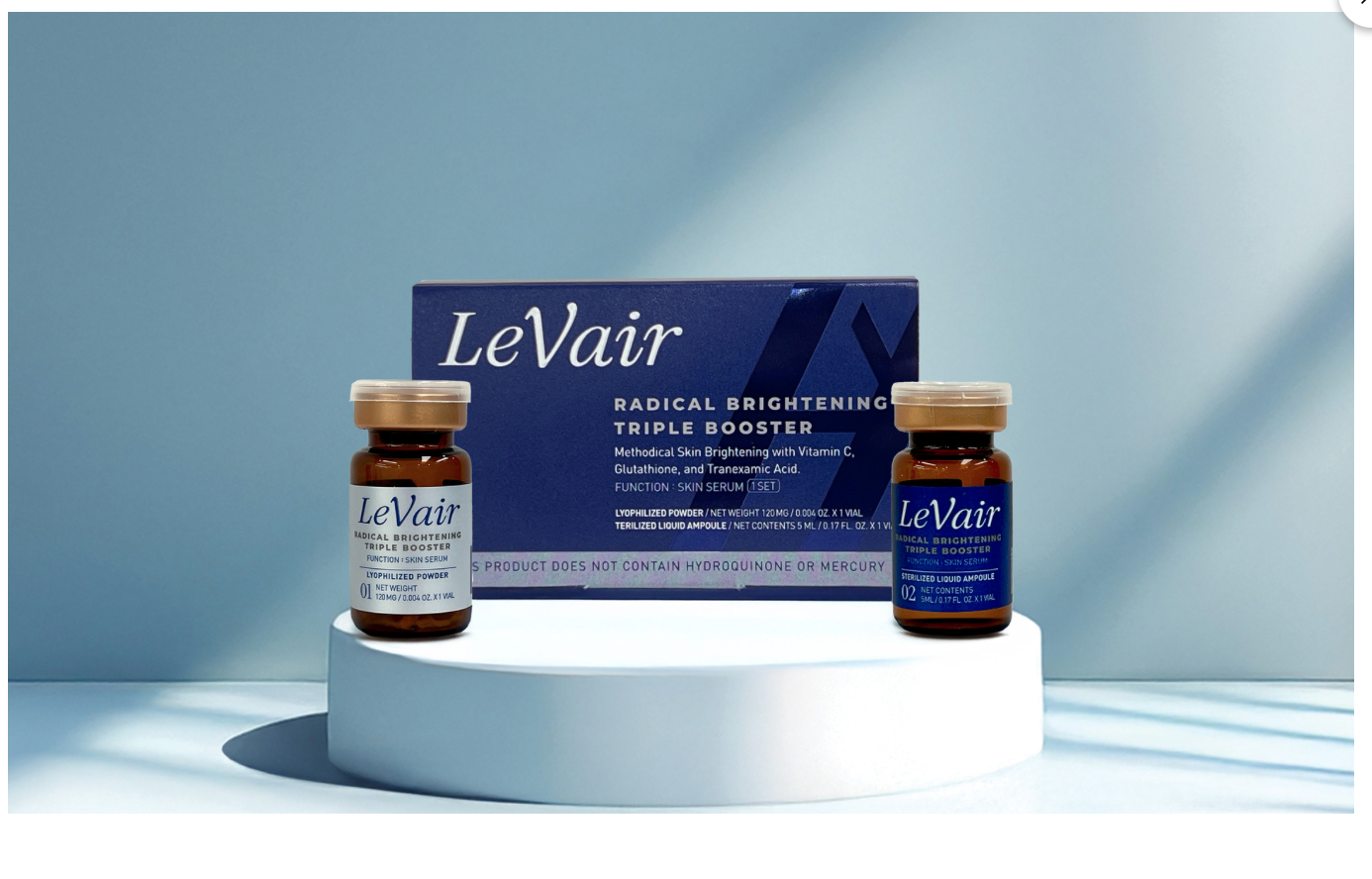 LeVair Radical Brightening Triple Booster (120mg 2Vials)